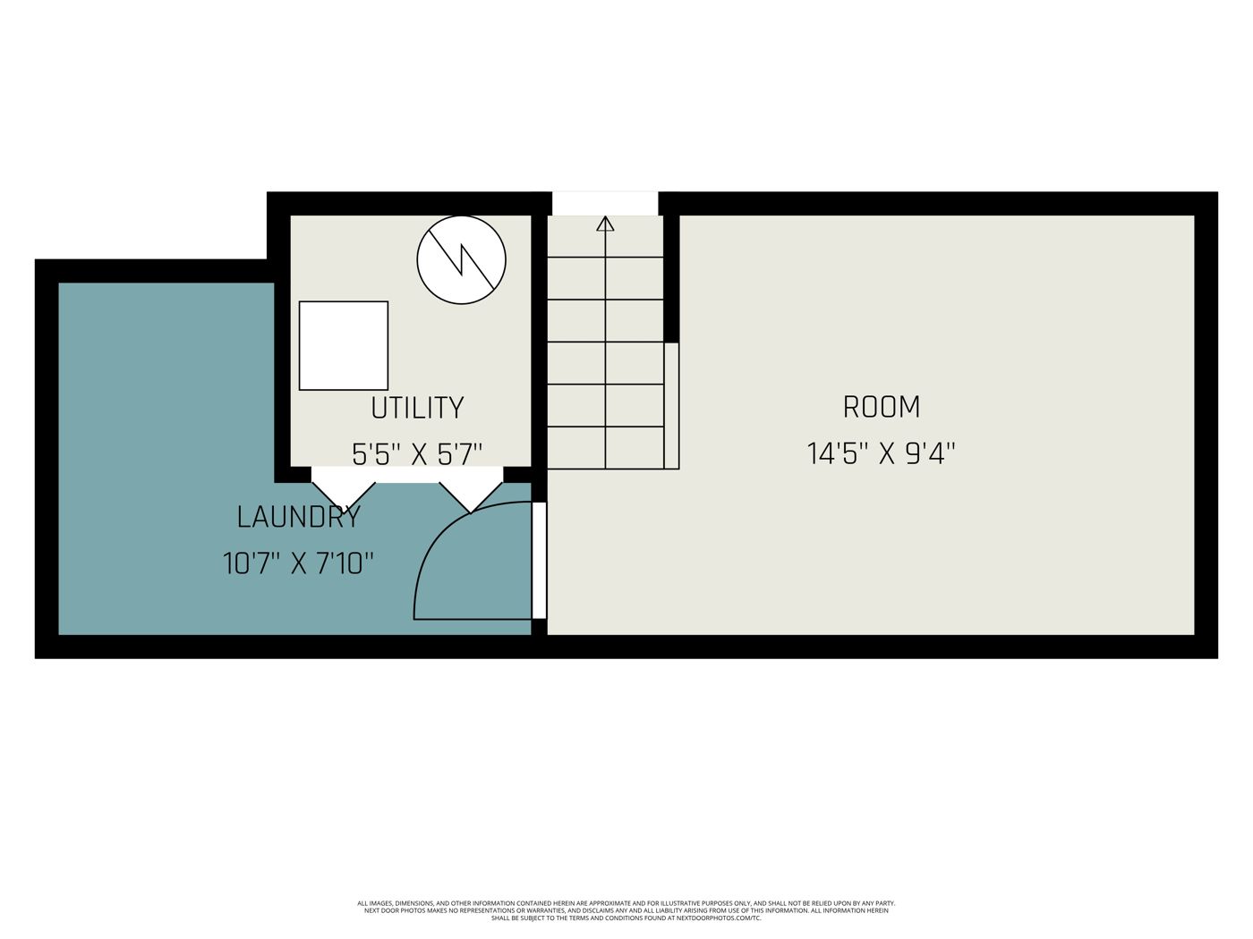 Floor plan of the lower level